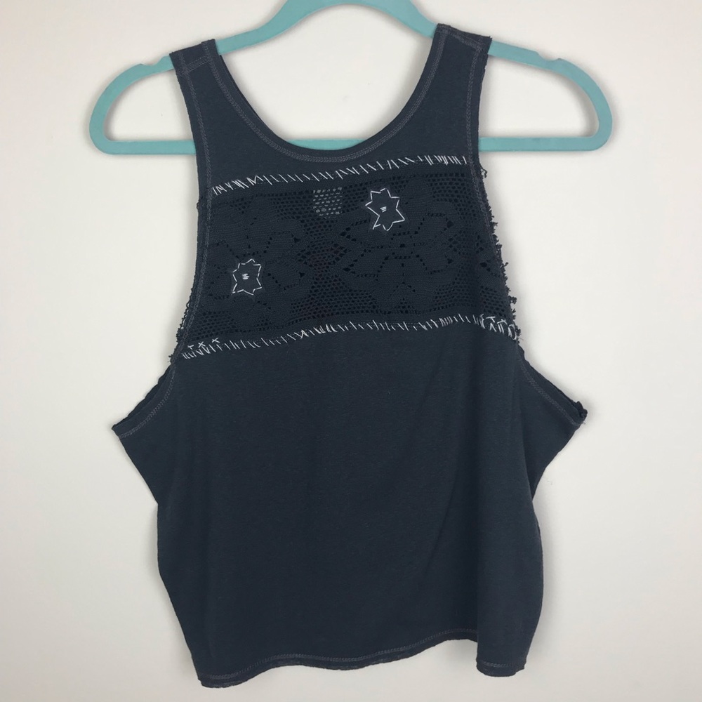 ⚡️3/$15⚡️ NWOT We The Free Black Rocker Tank